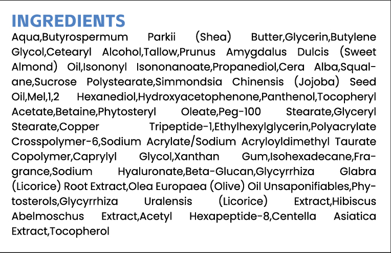 Blue-Copper-Peptide-Tallow-Honey-Balm.jpg-1 Ion Peptide GHK-Cu Tallow Honey Balm